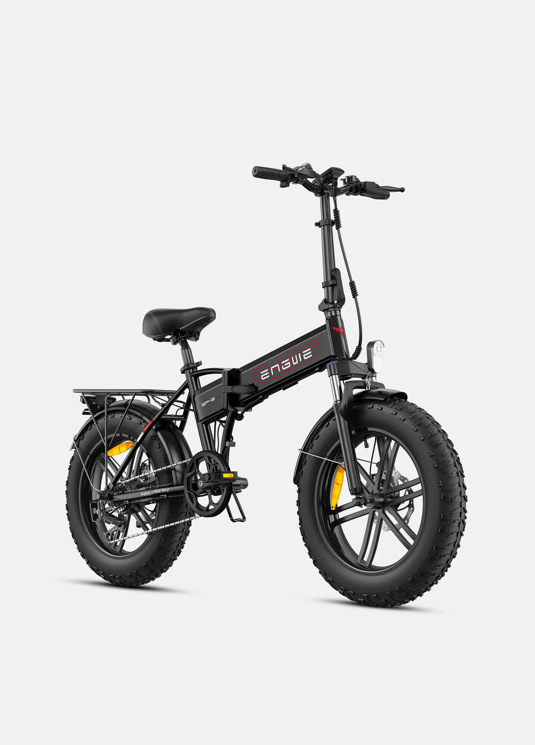ENGWE EP-2 Boost City Folding Bikes in Black - Prime Pedals