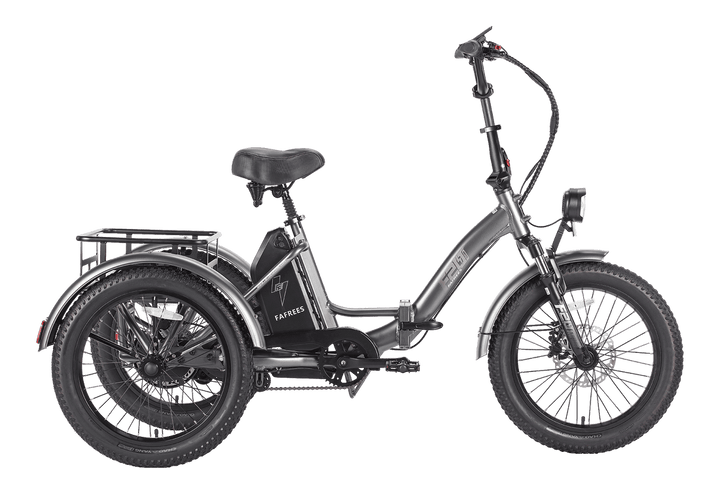 Fafrees F20 MATE Fat Tyre E-Bike in Gunmetal Black-standard combo