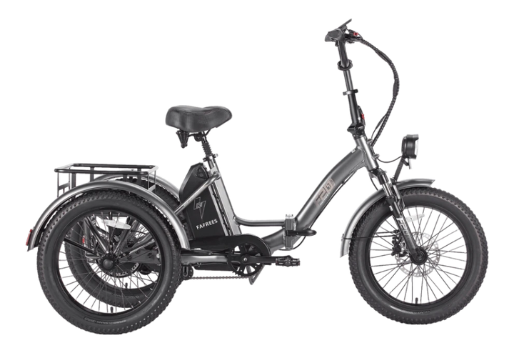 Fafrees F20 MATE Fat Tyre E-Bike in Gunmetal Black-standard combo