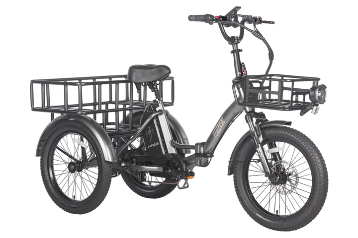 Fafrees F20 MATE Fat Tyre E-Bike in Gunmetal Black-enlarged rear rack