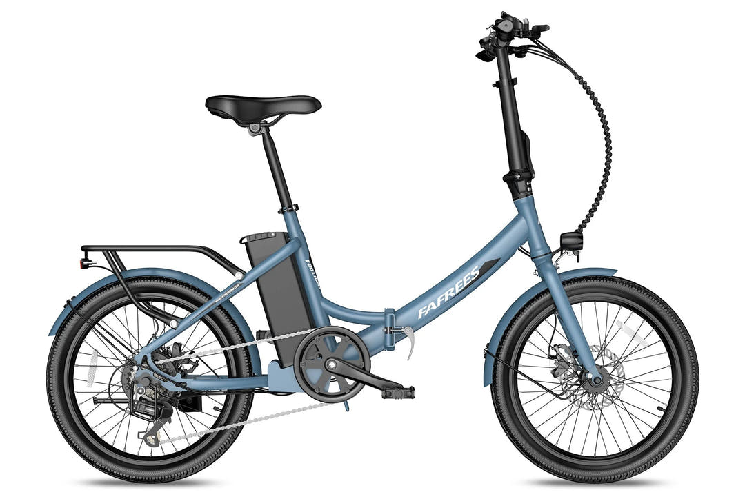 Fafrees F20 Light Fat Tyre E-Bike in Haze Blue