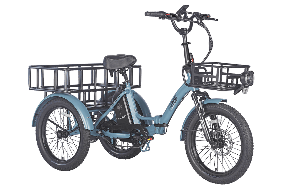 Fafrees F20 MATE Fat Tyre E-Bike in Gunmetal Black-enlarged rear rack