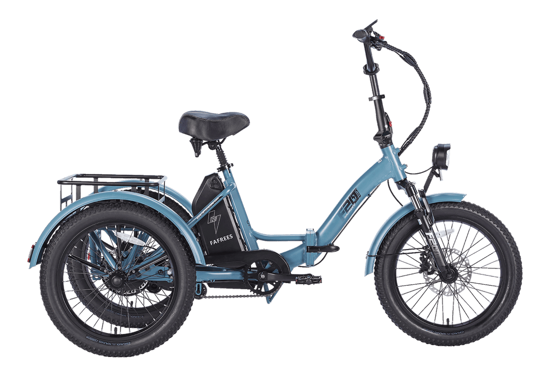 Fafrees F20 MATE Fat Tyre E-Bike in Haze Blue-standard combo