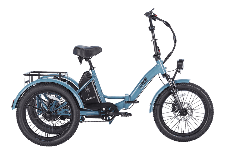 Fafrees F20 MATE Fat Tyre E-Bike in Haze Blue-standard combo