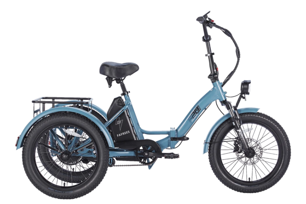 Fafrees F20 MATE Fat Tyre E-Bike in Haze Blue-standard combo