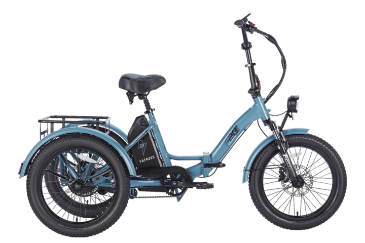 Fafrees F20 MATE Fat Tyre E-Bike in Haze Blue-standard combo