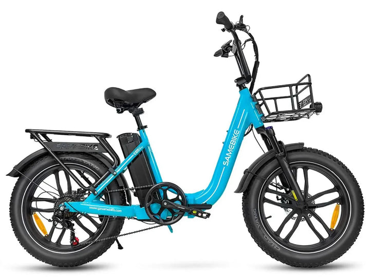 Samebike C05 Pro E-Bike in Cyan