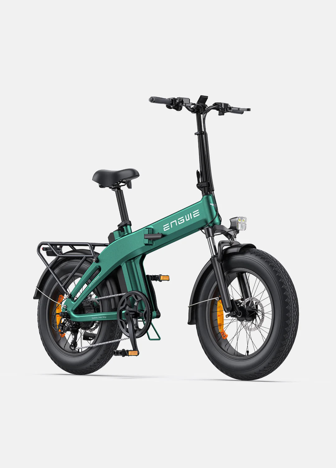 ENGWE EP-2 3.0 Boost City E-Bike in Forest Green-front view