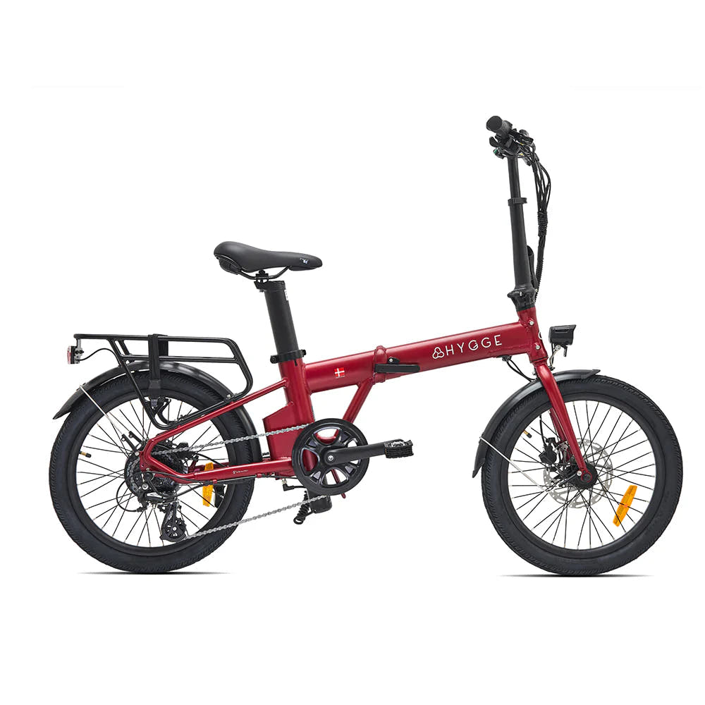 HYGGE VIRUM E-Bike in Sangria Red - Prime Pedals