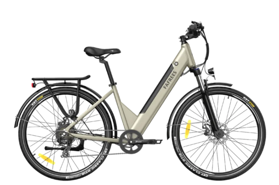Fafrees F28 Pro City E-Bike in Titanium Gold