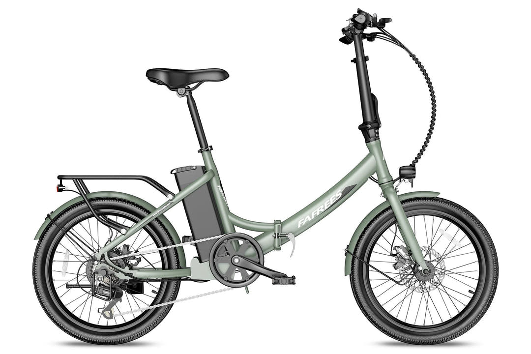 Fafrees F20 Light Fat Tyre E-Bike in Mint Green