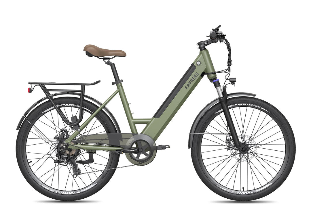 Fafrees F26 Pro City E-Bike in Dark Green