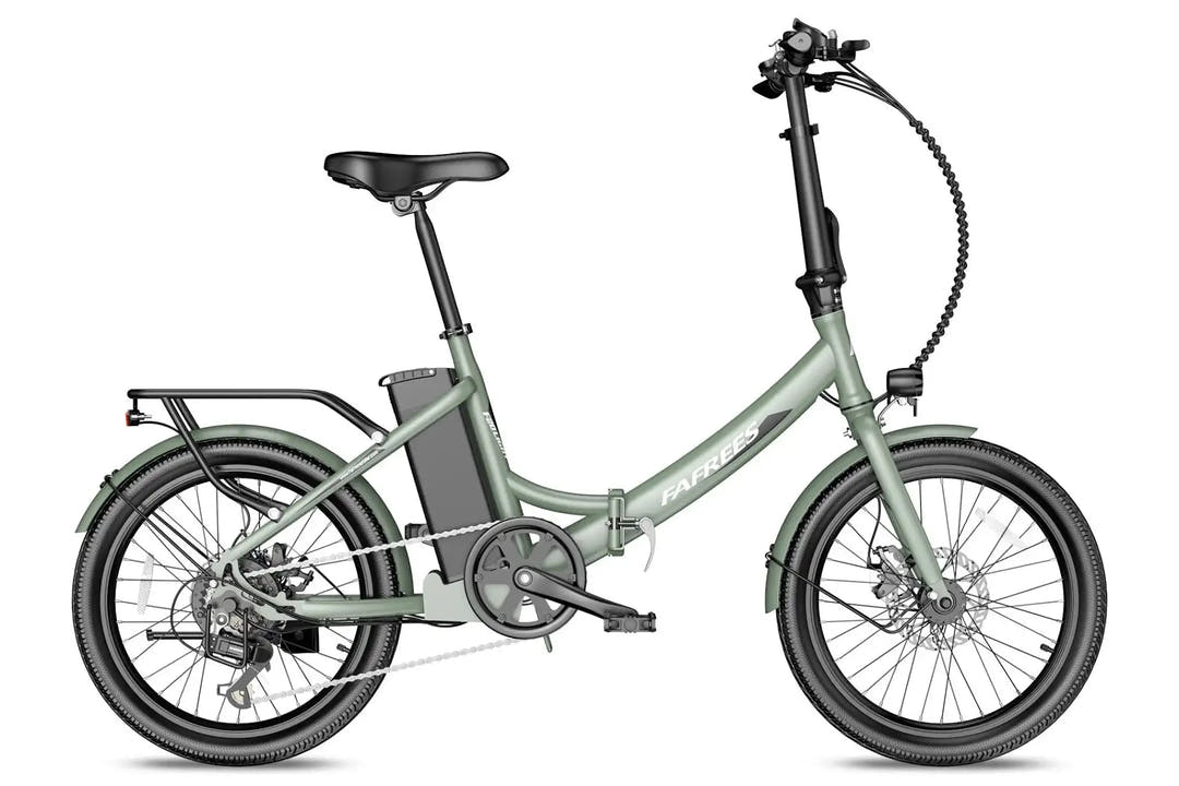 Fafrees F20 Light Fat Tyre E-Bike in Mint Green