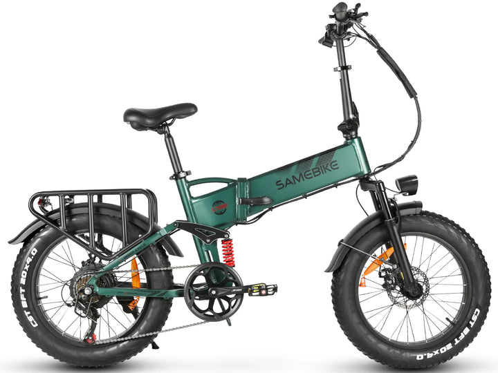 SAMEBIKE RS-A02 Pro Fat Tyre E-Bike in Dark Green