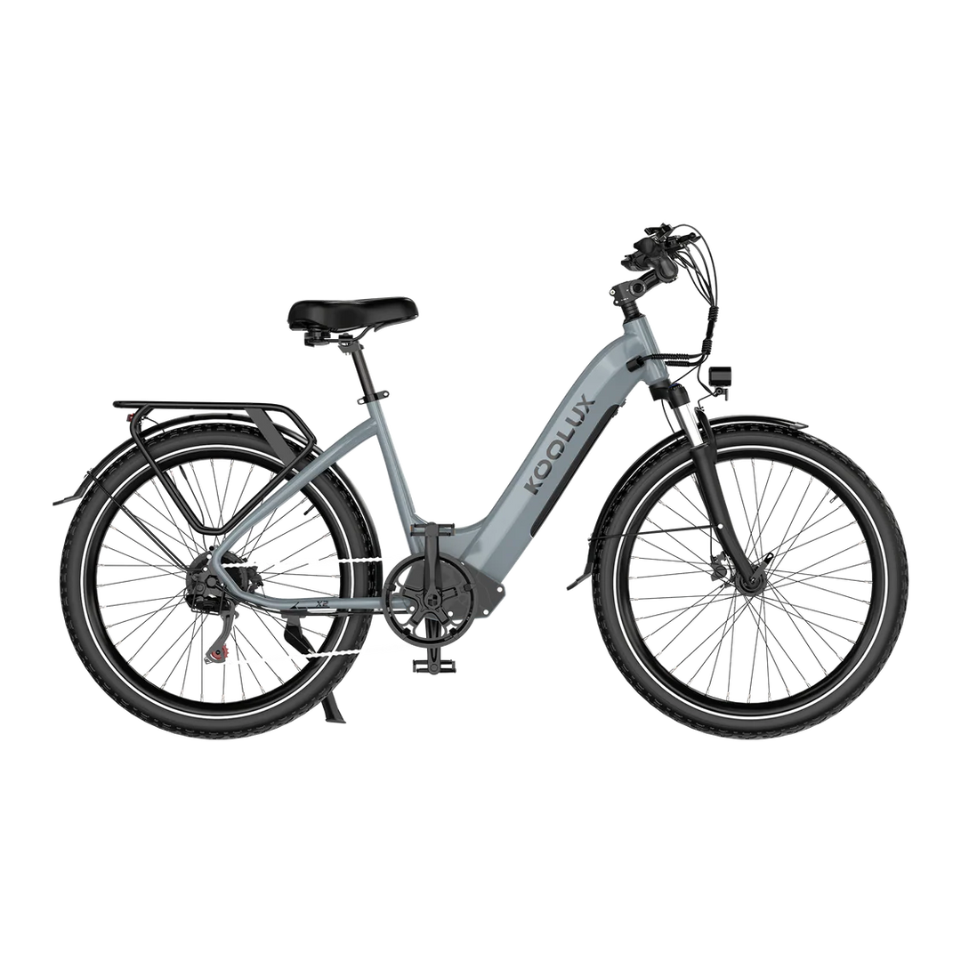 Koolux X2 City E-Bike in Grey - Prime Pedals