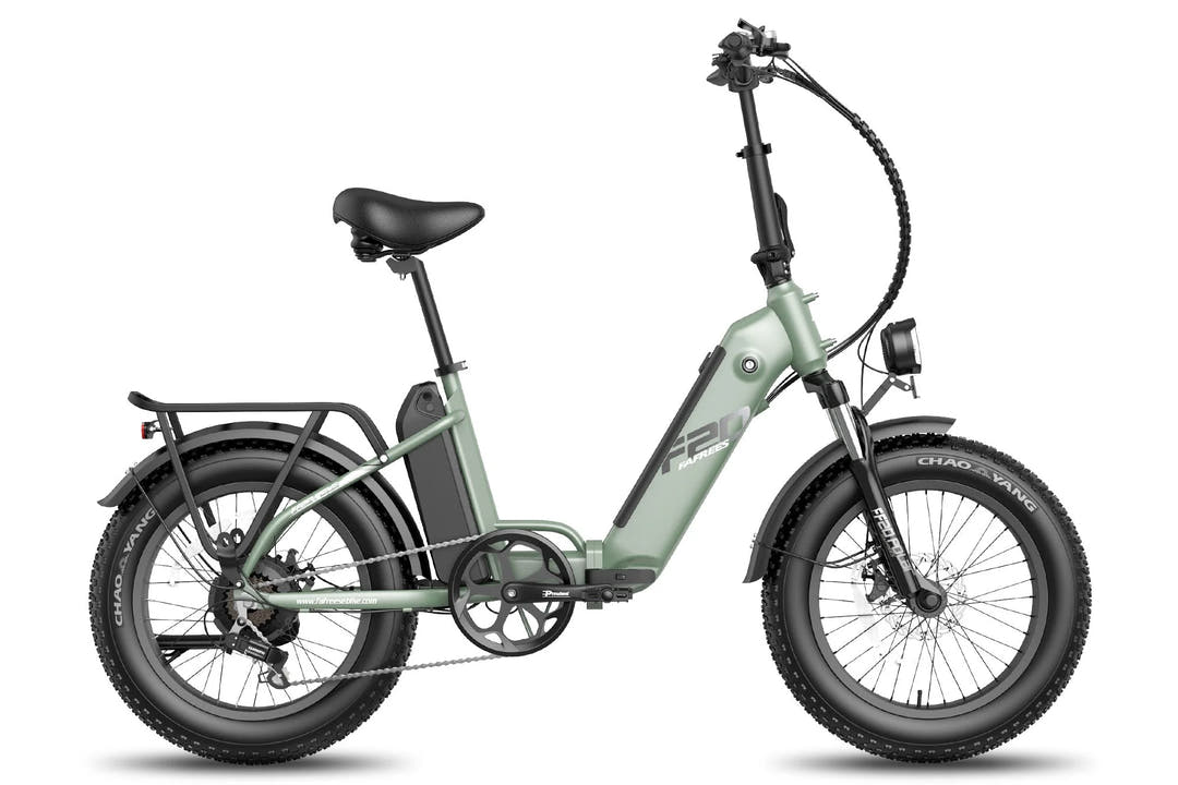 Fafrees FF20 Polar Fat Tyre E-Bike in Mint Green