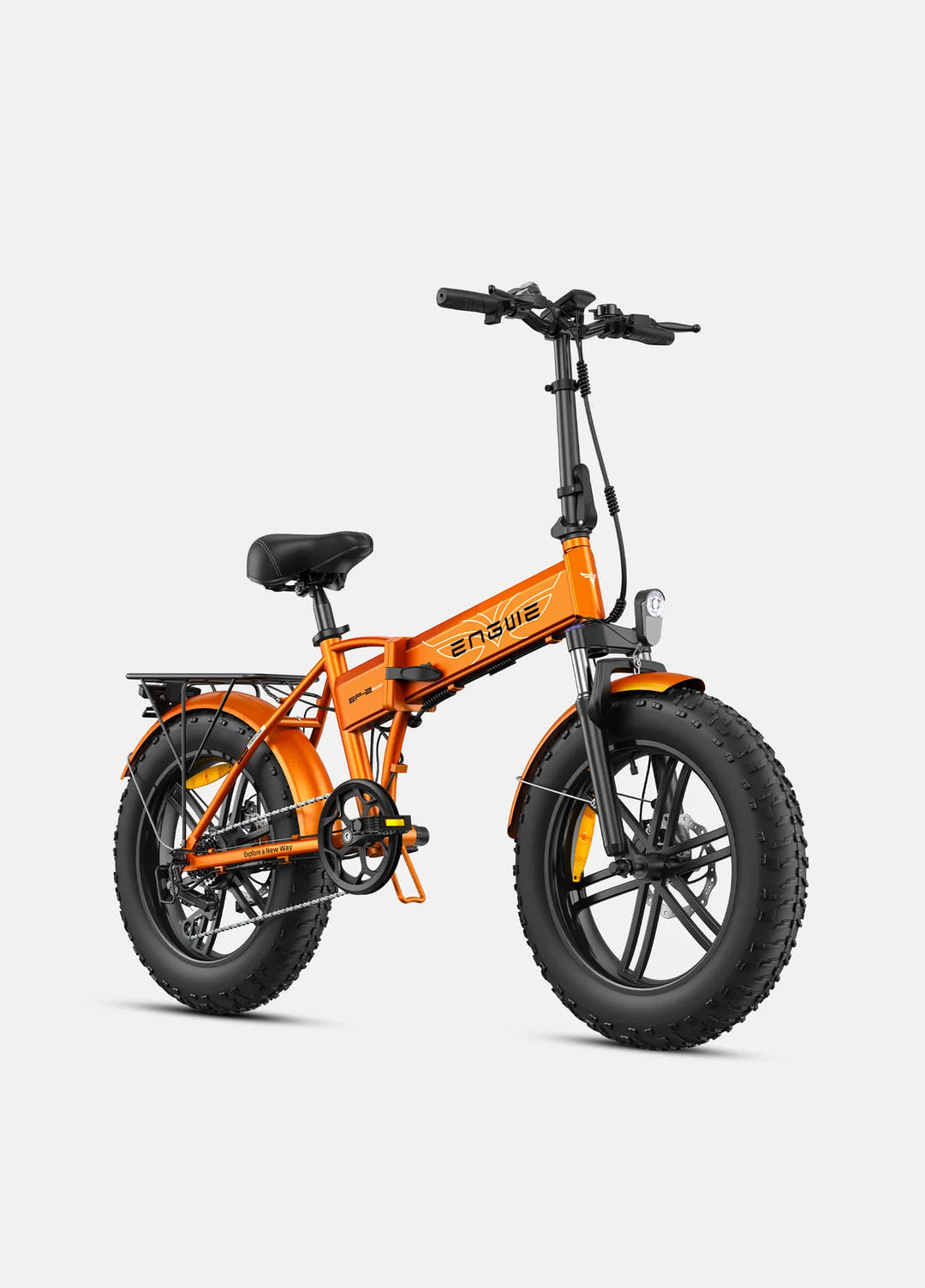 ENGWE EP-2 Boost City Folding Bikes in Orange