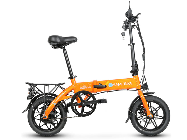 SAMEBIKE YINYU14 City E-Bike in Orange