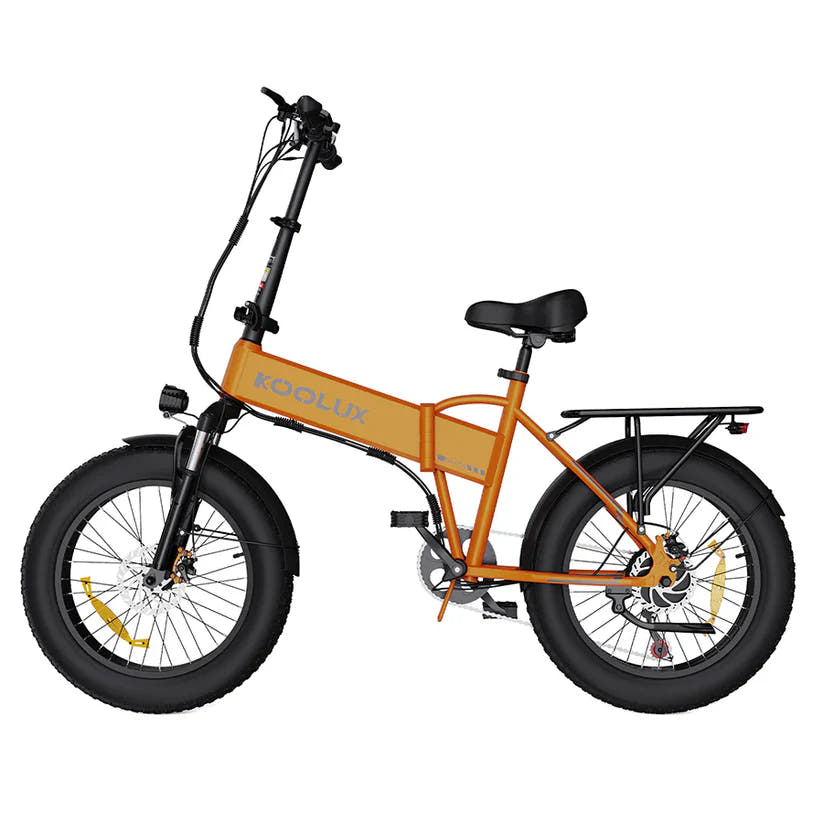 Koolux BK10s Fat Tyre E-Bike in Orange
