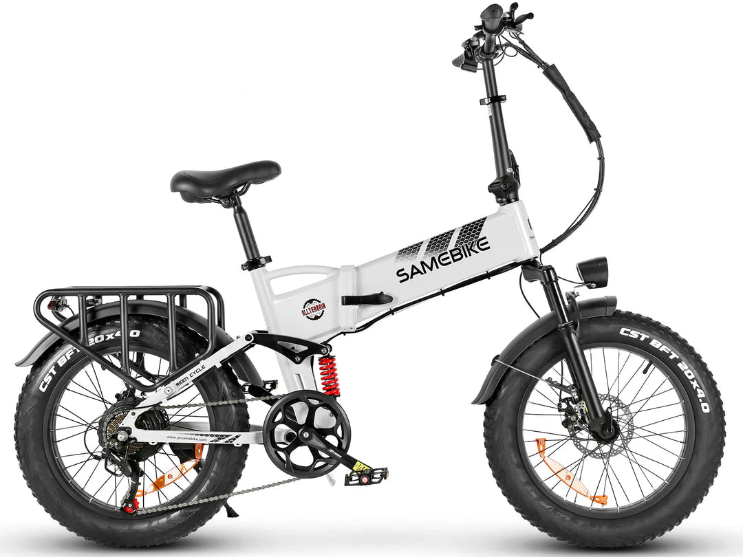 SAMEBIKE RS-A02 Pro Fat Tyre E-Bike in White