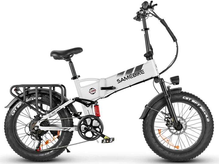 SAMEBIKE RS-A02 Pro Fat Tyre E-Bike in White